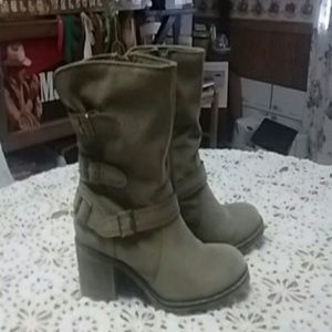 American Rag Leather Moto Boots Size 7